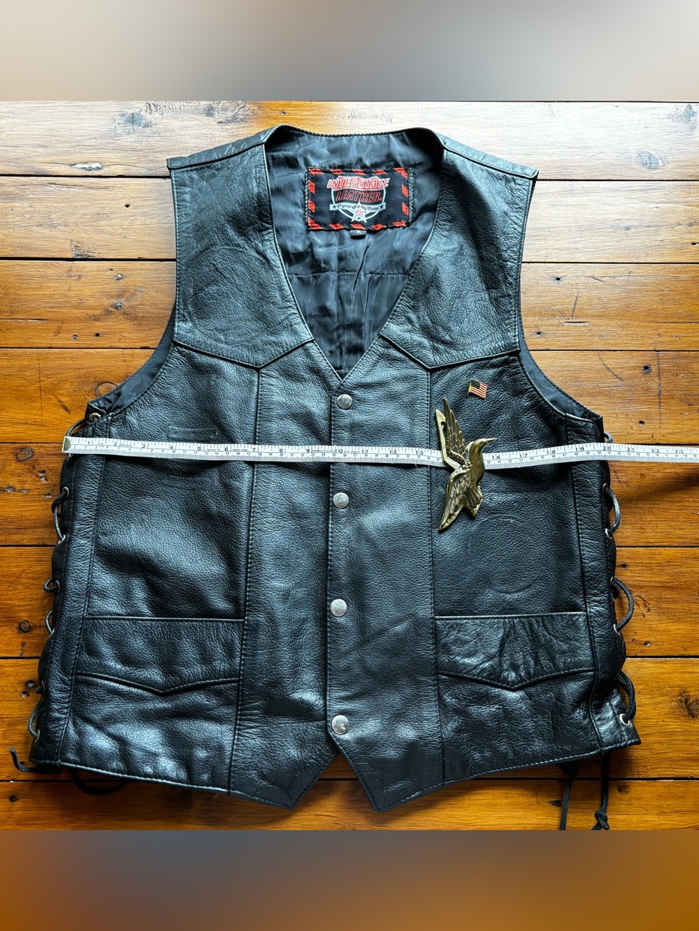 Interstate Leather Biker Vest
